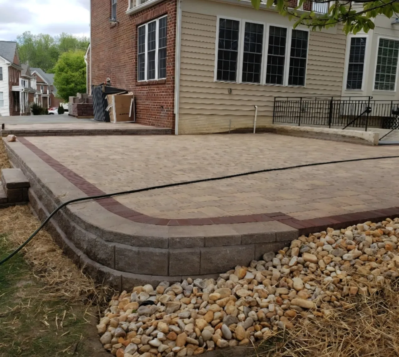 Paver Installation project in New Jersey